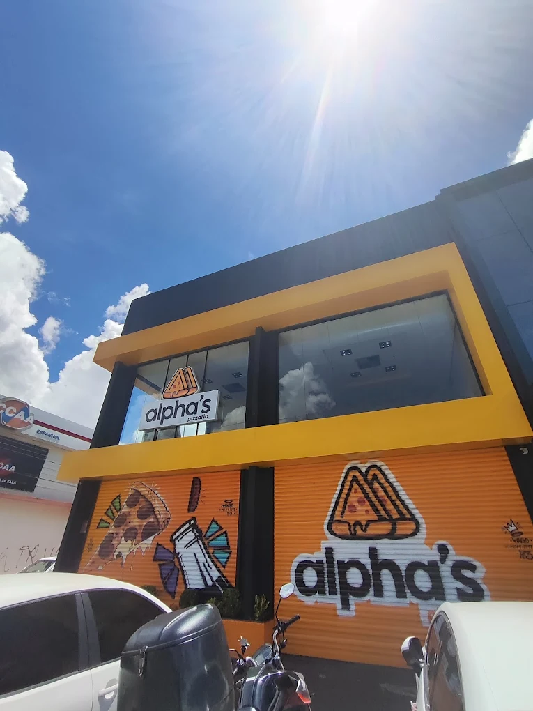 Alpha's Pizzaria — case próprio da Alpha