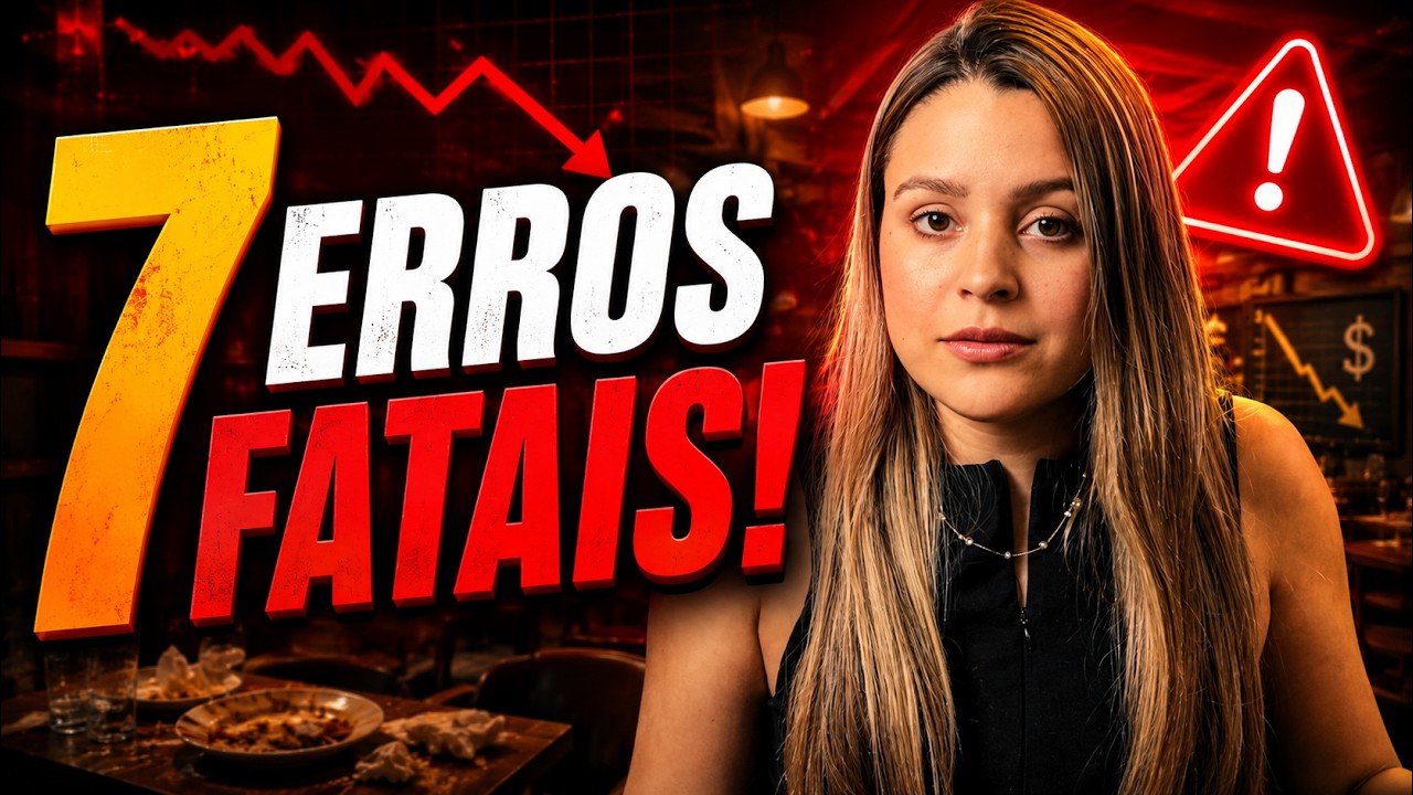 Capa do vídeo 7 erros que fazem seu restaurante quebrar, da Alpha Assessoria